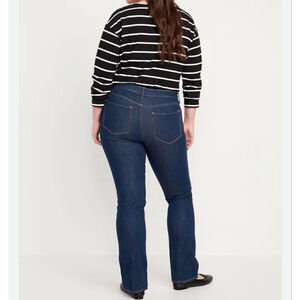 Women's Old Navy Blue Mid-Rise Wow Boot-Cut Jeans Plus Size 18